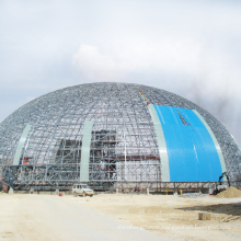 Xuzhou lf Cadre d&#39;espace arqué de rangement de charbon sèche à hangar à charbon pour centrale électrique ou stockage de clinker